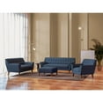 thumbnail image 3 of Wallace & Bay Browning Accent Chair, Navy Peacock, 3 of 5