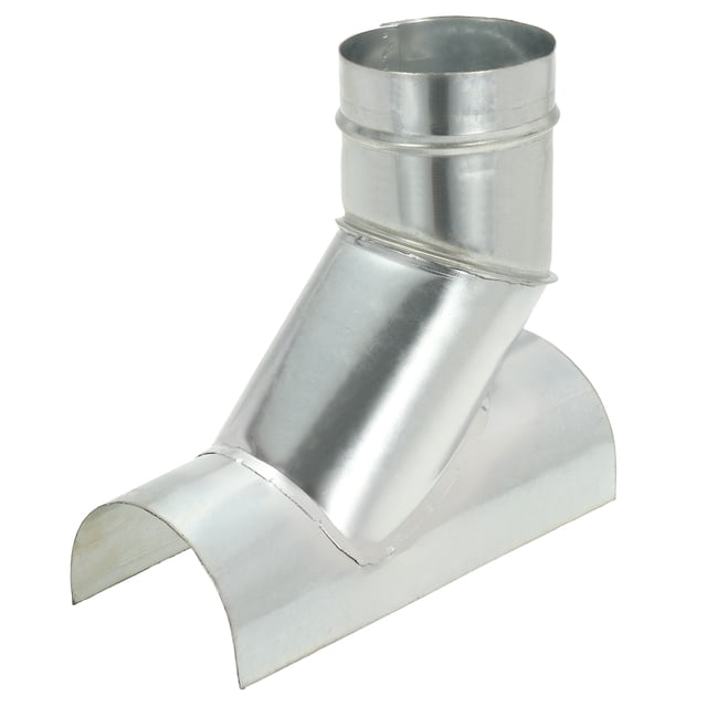 Conector de conducto, salida en ángulo de 45 grados de 4" a 4" extensión de ramal de conducto
