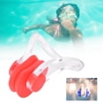 thumbnail image 3 of 20 pinzas nasales de silicona impermeables de 10 colores para natación, suministros para equipos de natación para niños y adultos., 3 of 14