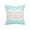 Coral, variant on Chevron Coral and Green Throw Pillow, 18" x 18"