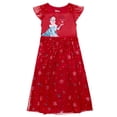 thumbnail image 1 of Camisón de princesa Disney Frozen para niñas, pijama suave, 1 of 2