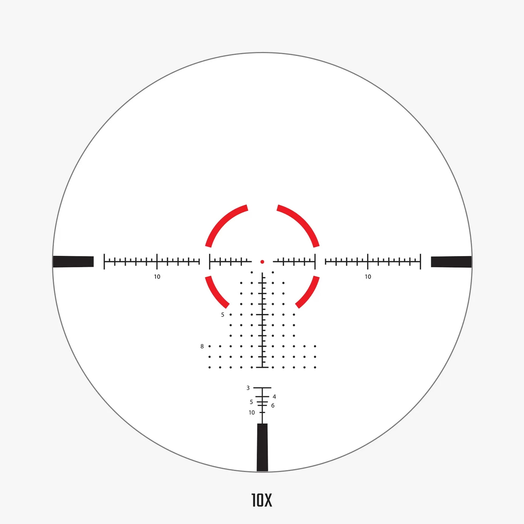 Athlon Optics Ares ETR Rifle Scope 1-10x 24mm Illuminated ATMR3 MIL Reticle Matte Black