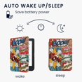 thumbnail image 3 of fuzhong-Case Compatible with Kobo Clara 2E / Tolino Shine 4 Case - eReader Cover - Comic Book Symbols Multicolor, 3 of 4