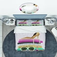 thumbnail image 3 of Designart 'Paris Glamourous Gold Style IV' Teenage Duvet Cover Set, 3 of 4