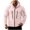 Pink, variant on Nmnitkp Men's Hooded Rain Jacket Wind Resistant Water Repellent Full Zip Multi Zipper Pockets Drawstring Hood Outdoor Shell Coat for Hiking Camping Travel Daily Casual Wear Sky Blue,S