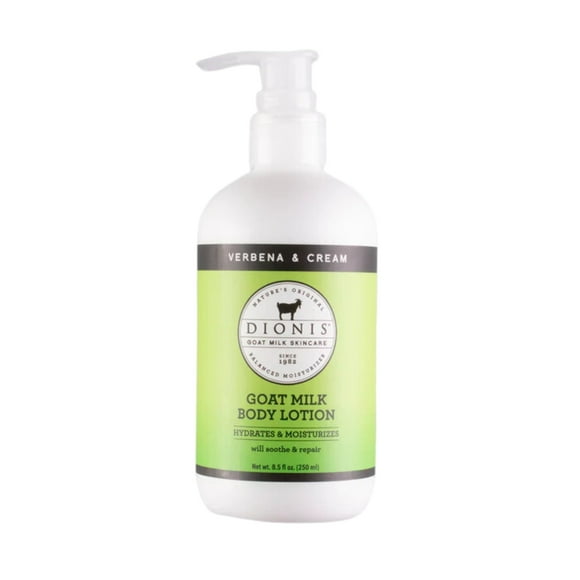 Dionis Leche de Cabra Hidratante Crema Perfumada para el Cuidado de la Piel Rica y Cremosa Loción Corporal Hidratante Diaria de Verbena y Crema para Piel Seca Fabricada en los EE. UU. Sin crueldad ani