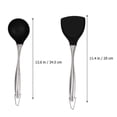 thumbnail image 3 of Stainless Steel Utensil Kit Ideal For Home Cooks Featuring Long Handle Makes Cooking Easy 2Pcs, 3 of 3