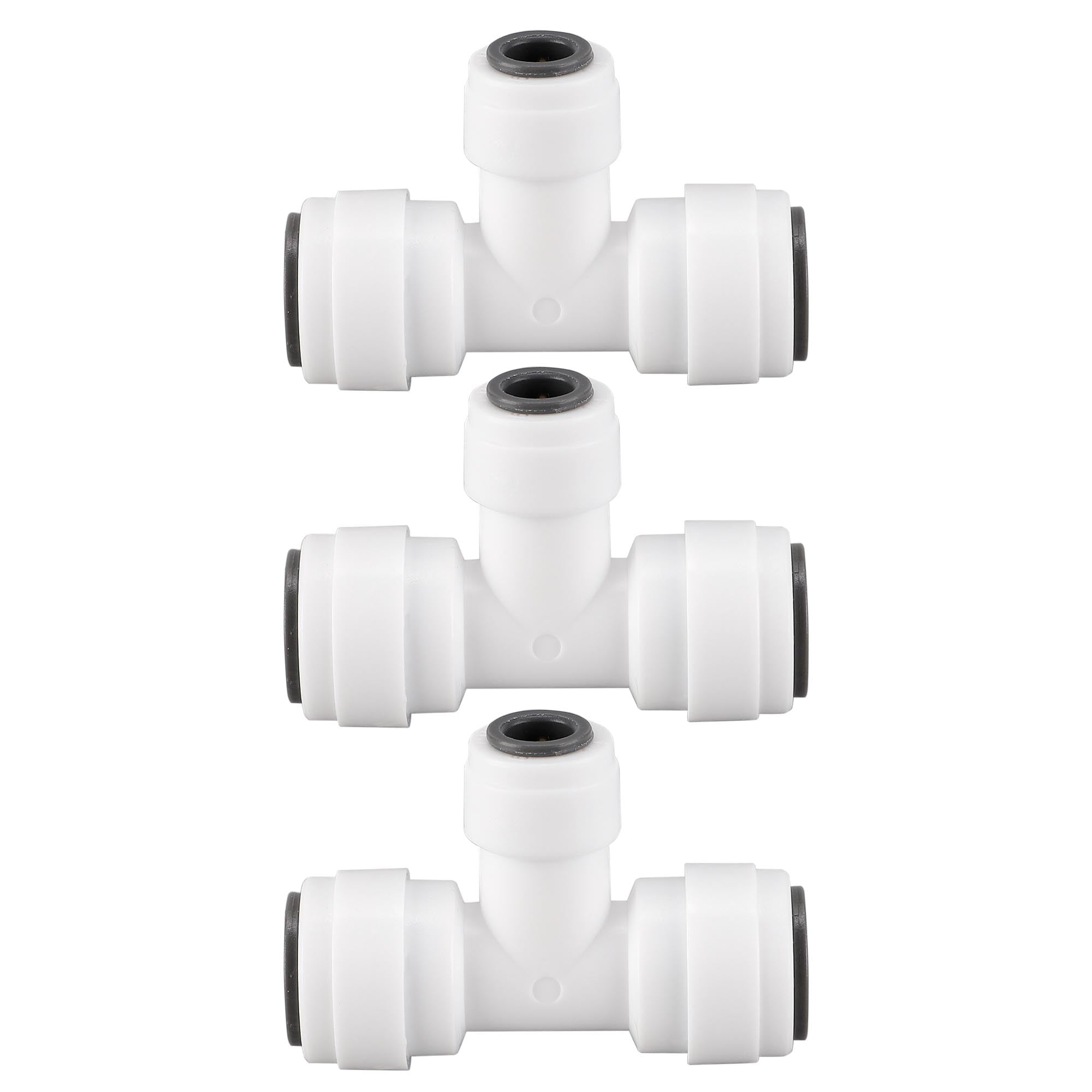 Tulead Quick Connect Fittings Straight Quick Connector Water Fittings Water Purifiers Quick Adapter 1/4 to 3/8 OD Tube Connector Fitting Pack of 10 