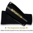 thumbnail image 4 of Protège-tibias de Soccer pour Enfants et Jeunes, Coussinets Tibiaux et Manchons de Protection pour Garçons et Filles de 3 à 15 Ans pour Matchs de Soccer, Protection Coussin en EVA Réduisant les Chocs et les Blessures, 4 of 6