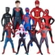 thumbnail image 2 of Mono de superhéroe para niños y adultos, disfraz de Spiderman, The Flash, Iron Man, Black Panther, Capitán América, para Halloween Fivean unisex, 2 of 2