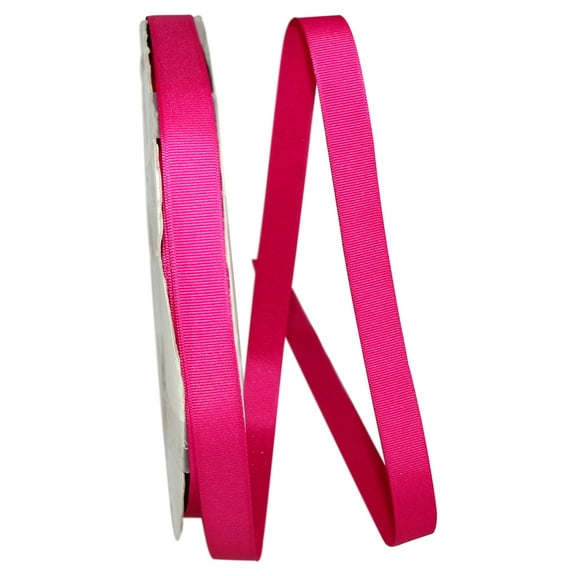 JAM Paper All Occasion Azalea Pink Polyester Grosgrain Ribbon, 3600" x 0.62"
