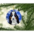 thumbnail image 2 of Carolines Treasures LH9284-CO1 Basset Hound Winter Snowflake Holiday Ceramic Ornament, Multicolor, 2 of 2