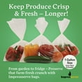 thumbnail image 6 of Impresserve 1-Gallon Clear Plastic Food Storage Bags with Twist Ties - 75 Count (6-Pack), 6 of 8