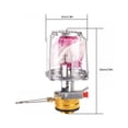 thumbnail image 2 of 2 IN 1 Portable Gas Heater Outdoor Camping Warmer Butane Tent Light, 2 of 6