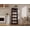 Brown#4, variant on Living Room Cabinets Retro Brown,20" Side Wide Folding Storage Cabinet ,5 Tiers,19.69"×11.81"×50.00",Collapsible Storage Bins with Magnetic Door, Plastic Storage Cabinet with Wheels,Wooden Cabinets