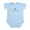 Sky Blue, variant on CafePress - Shamrock Cameron Infant Bodysuit - Baby Light Bodysuit, Size Newborn - 24 Months