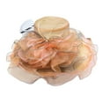 thumbnail image 2 of Organza Derby Hat for Women Wide Brim Sun Hats Wedding Tea Party Fascinator Hat, 2 of 3