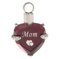 thumbnail image 2 of 2x Heart Cremation Jewelry Ash Urn Memorial Keepsake Pendant Yuyangstore Colgante de cremación, 2 of 8