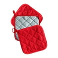 thumbnail image 1 of Harpily Sacs à Grille-Pain Porte-Pot Rouge (Ensemble de 3) 18x18cm Porte-Pot Rouge Fournitures de Cuisine Tapis de Cuisson, 1 of 3