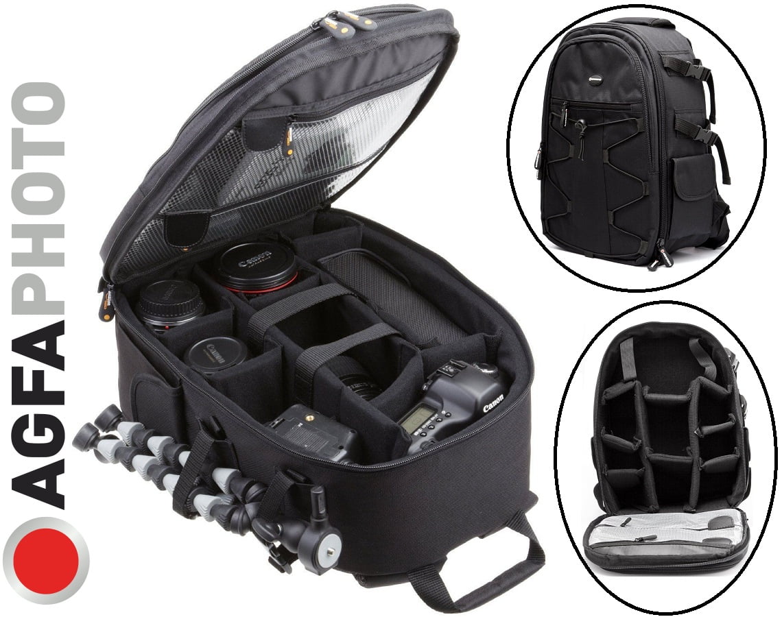 Agfaphoto New Large Backpack Case Camera Bag For Nikon D5500 D5600