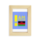 thumbnail image 1 of Soy de Malawi Escritorio de madera Arte Pintura 5x7 pies Marco de foto, 1 of 4
