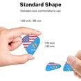 thumbnail image 4 of 6 Pack America Oklahoma Flag Guitar Picks In Leather Picks Holder For Bass Electric Acoustic Guitars, 4 of 7