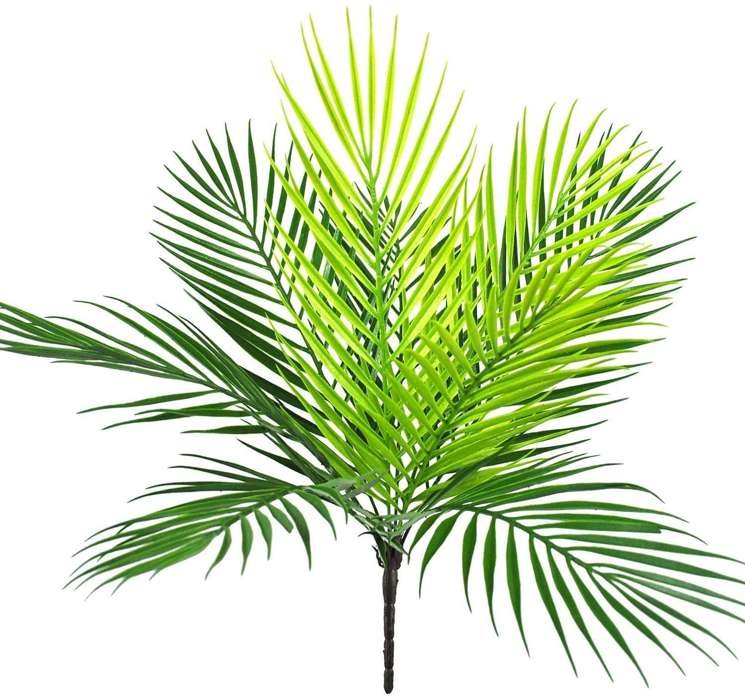 Artificial Palm Plants, Plastic Shrubs Grass Tree Fake Greenery