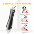 thumbnail image 6 of Upgraded 2-in-1 Automatic Nail Clipper with LED Light & Storage Box, 3 Speeds Adjustable Electric Nail Clippers for Adults and Seniors, Ergonomic Design, Green, 6 of 9