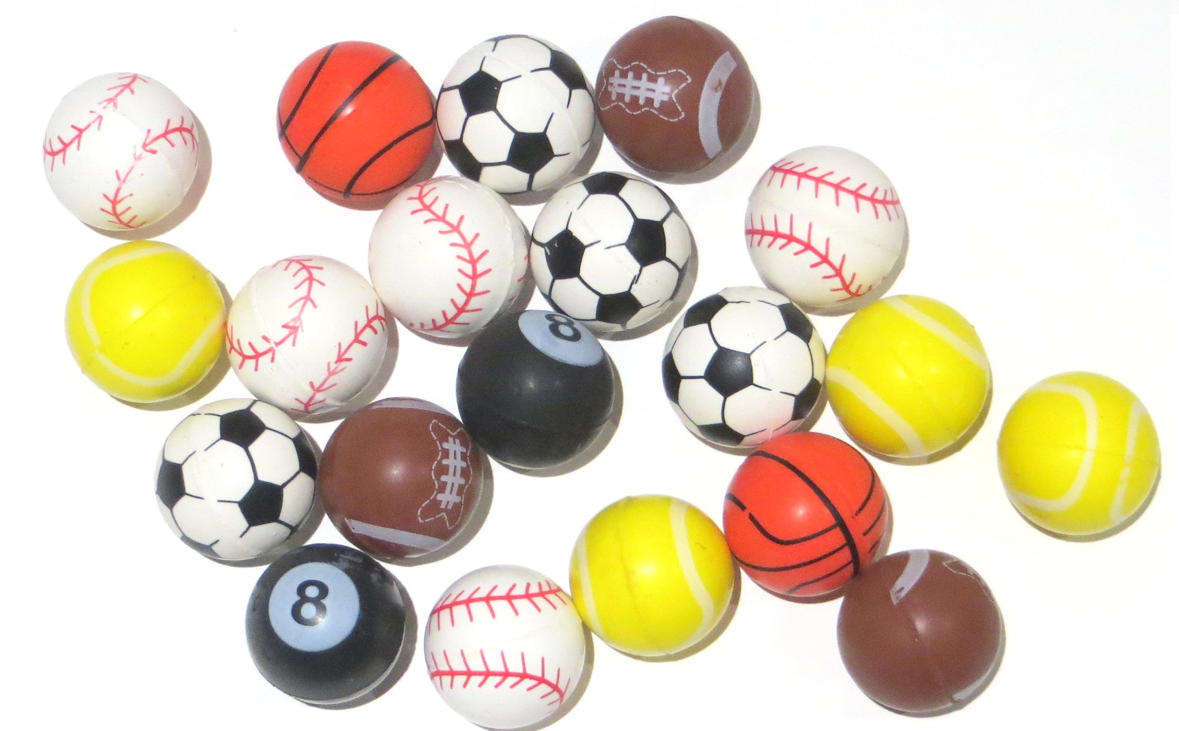 Sports High Bounce Balls (20 Per Order) 25mm - Walmart.com