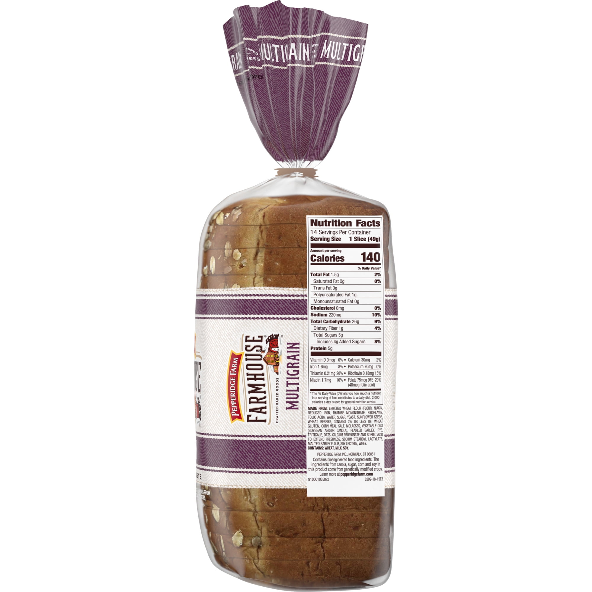 Pepperidge Farm Farmhouse Multigrain Bread, 24 oz Loaf