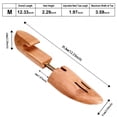thumbnail image 2 of Shoe Tree Cedar Space, de madera, ajustable, de madera, para hombre, tallas de 6,5 a 14, 2 of 8