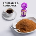 thumbnail image 7 of PureHQ Reusable K-Cups for Keurig with Coffee Scoop Funnel - Refillable Coffee Filter Pods - 3 Pack, 7 of 7