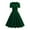 Green, variant on Efsteb Cocktail Dresses For Women Vintage 1950s Dress Short Sleeve V Neck Swing Dress Wedding Guest Party Dresses (Green,XXL)