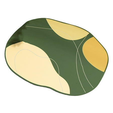 

VEAREAR Table Mat Non Slip Water Absorption Quick-drying Diatomite Cartoon Countertop Diatom Mud Absorbent Mat for Daily Use