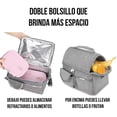 thumbnail image 5 of Bolsa Para Almuerzo Lonchera Térmica Gris Para Trabajo O Escuela, 5 of 5