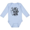 thumbnail image 3 of Inktastic Little Surf Girl with Surfboard Girls Long Sleeve Baby Bodysuit, 3 of 5