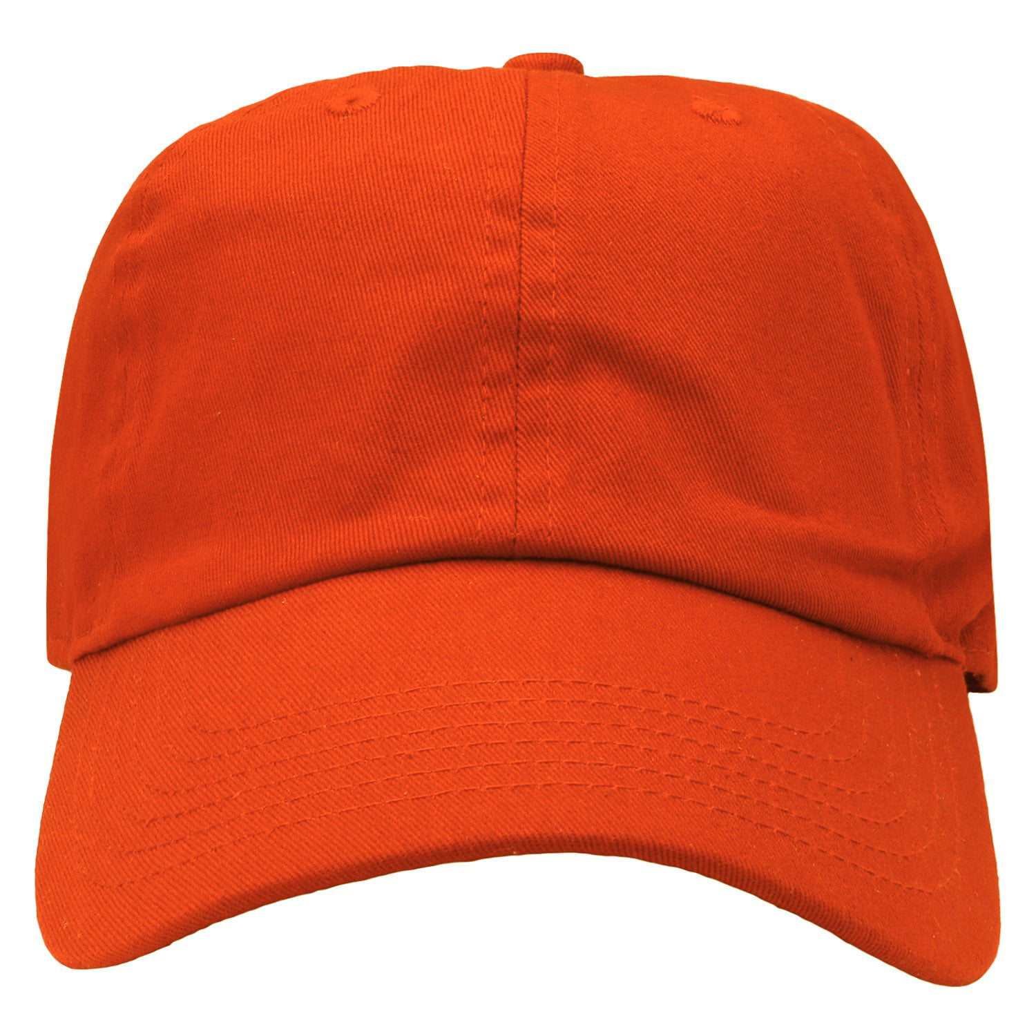 Newhattan Plain 100% Cotton Hat Men Women Adjustable Baseball Cap 