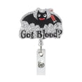 thumbnail image 1 of Funny Cute Badge Reel With Clip Closure For Students Workers Cartoon Pattern Workplace Induction Graduation, 1 of 4