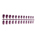 thumbnail image 2 of 24x Solid Small Round Head Coffin False Nails Removable Neat DIY Exquisite Personality for Manicure Lovers Type26, 2 of 6