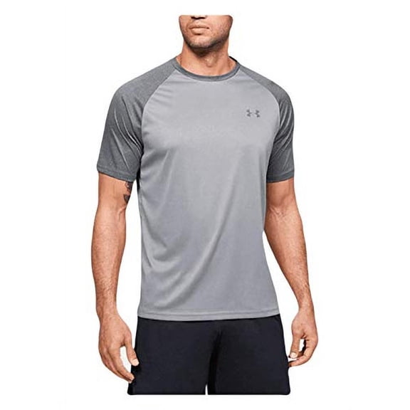 Under Armour Mens Tech 2.0 Short Sleeve T-Shirt (Steel Light Heather/Pitch Gray Light Heather/Pitch Gray - 036, Small)