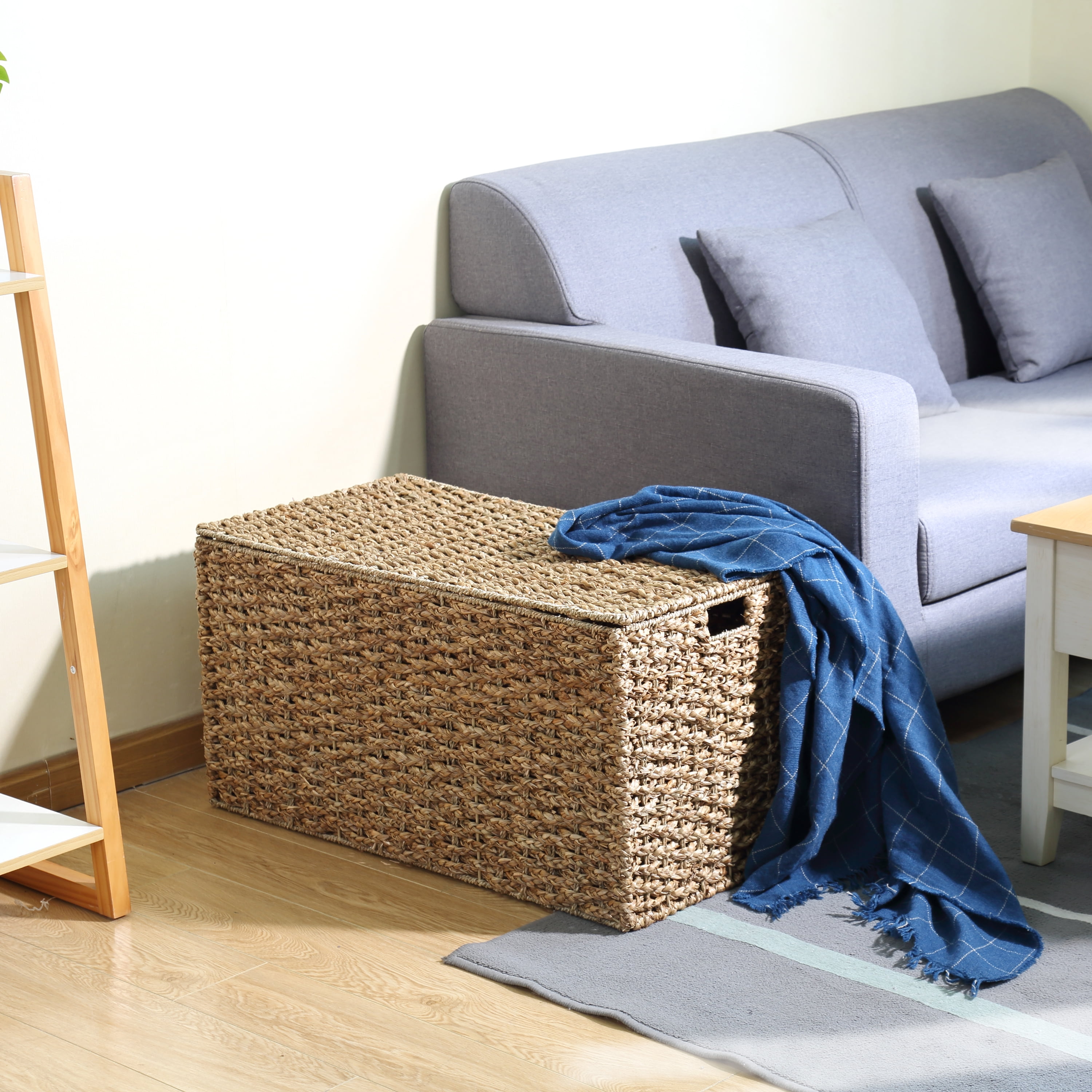Better Homes & Gardens XL Braided Seagrass Storage Trunk
