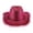 Z12-Red, variant on Kids Lights LED Cowboy Hat LED Flashing Hat for Western Cowboy Role Play Glitter Party Hats Halloween Accessory