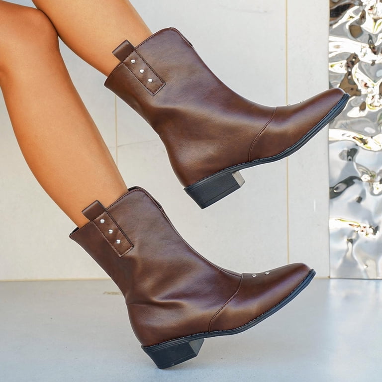 Chelsea Boot with Low-Block Heels and Pull Tabs Caywon Women main image 4