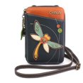 thumbnail image 1 of Monedero bandolera para teléfono móvil CHALA Dragonfly Navy, 1 of 5