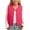 Hot Pink, variant on Padded Vest for Kids Sleeveless Warm Thermal Loose Casual Solid Color Trendy Jackets Winter Going out Tops