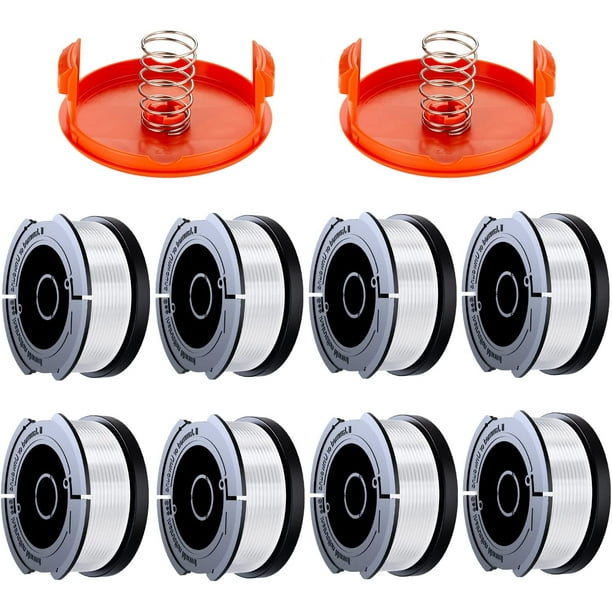 10 Pack String Trimmer Replacement Spool Compatible with BLACK+DECKER