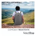 thumbnail image 4 of Mochila Antirrobo Impermeable Escolar Con Contraseña Y Usb Color Gris Diseño De La Tela Ea2c, 4 of 8