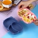 thumbnail image 4 of Plato de succión de silicona para bebé, plato dividido para niños pequeños, platos de silicona para niños que se adaptan a la mayoría de las bandejas de trona, apto para microondas y lavavajillas, 4 of 8
