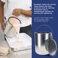 thumbnail image 5 of Master Elite 1 Gallon Lined Empty Metal Paint Can Bucket with Lids, Bail Handles, Pack of 2 - Triple Tight Seal, 128 fl. oz. Steel Coating Storage Container Tin - Store Leftover Water-Based Paint, 5 of 7