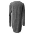 thumbnail image 5 of LYXSSBYX Womens Long Sleeve Dresses Clearance Autumn and Winter Women Causal Solid Long Sleeve Loose O-Neck Hairy Sweater Pullover Dress, 5 of 5